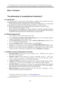 The Philosophy of Computational Chemistry II