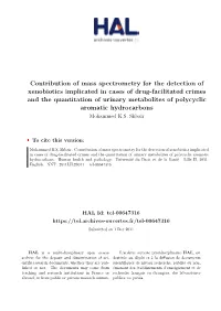 Contribution of Mass Spectrometry for the Detection of Xenobiotics