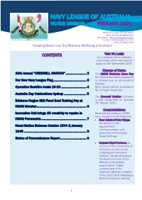 NLA Vic-Tas Newsletter February 2020