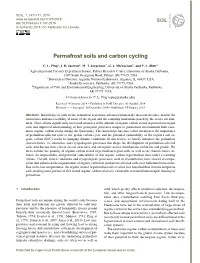 Permafrost Soils and Carbon Cycling