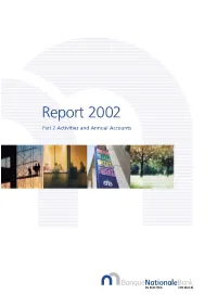 Report 2002 Part 2 Activities and Annual Accounts FOREWORD