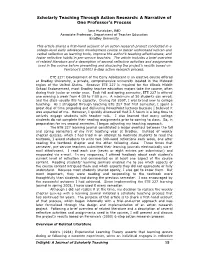 Scholarly Teaching Through Action Research: a Narrative of One Professor’S Process