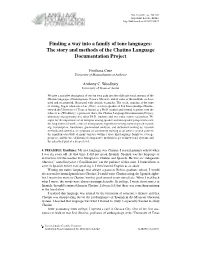 The Story and Methods of the Chatino Language Documentation Project