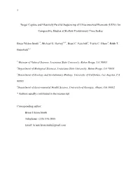 (Uces) for Comparative Studies at Shallow Evolutio