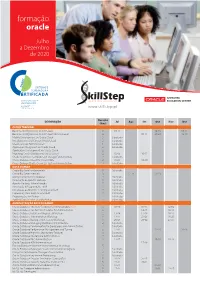 Formação Oracle
