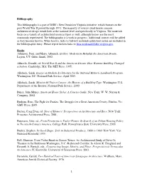 Modern Architecture Bibliography