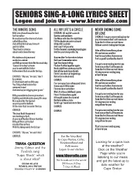 Sing a Long Lyrics.2 Pmd Backup