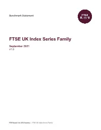FTSE UK Index Series Family