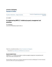 On Implementing MPEG-21 Intellectual Property Management and Protection