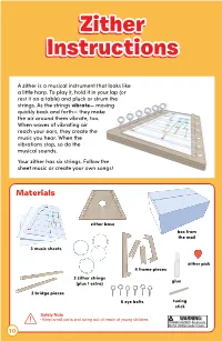 Zither Instructions