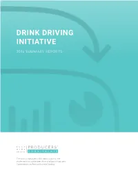 Drink Driving Initiative