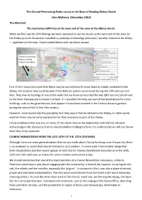 GPR Survey: the Nave