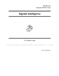 MCWP 2-22 Signals Intelligence ______C-3