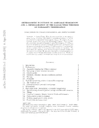 Deterministic Functions on Amenable Semigroups and a Generalization Of