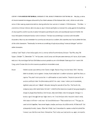 Excerpt from Back in the World, a Dramatic Full-Length Produced Play in One Act