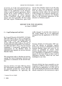REPORT for the HEARING in Case C-298/89 *