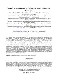 VIRTIS on Venus Express: Retrieval of Real Surface Emissivity on Global Scales