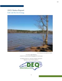 2021 Falls Lake Status Report