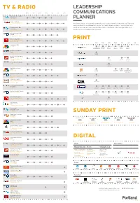 Print Digital Tv & Radio Sunday Print