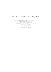 The Annotated Pratchett File, V7a.5