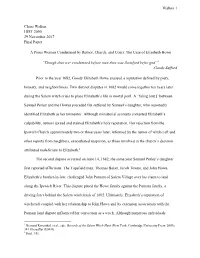 The Case of Elizabeth Howe
