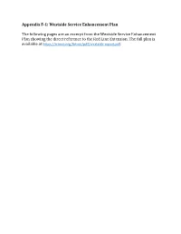 Appendix F-1: Westside Service Enhancement Plan