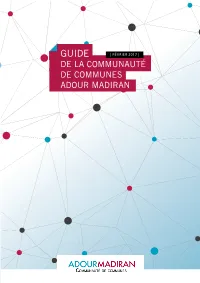De La Communauté De Communes Adour Madiran Pour Un Territoire Attractif Et Dynamique Pour Un Territoire Attractif Et Dynamique