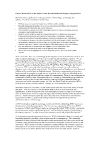 Geneva Declaration on the Future of the World Intellectual Property Organization