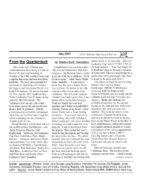 July 2001 FBYC Web Site