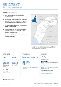Situation Report Last Updated: 30 Dec 2020