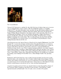 Bio the Clayton Brothers John and Jeff Clayton Prove Conclusively, That