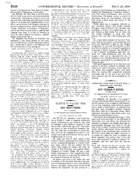 Extensions of Remarks E428 HON