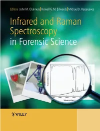 Infrared and Raman Spectroscopy in Forensic Science