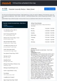 133 Bus Time Schedule & Line Route