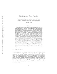 Dissolving the Fermi Paradox), and Quite Likely Once We Account for the Fermi Observation
