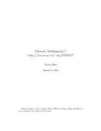 Discrete Mathematics