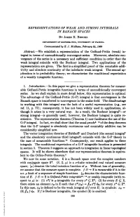 However, the Bochner Integral Is Quite Re- Strictive