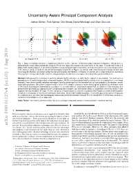Uncertainty-Aware Principal Component Analysis