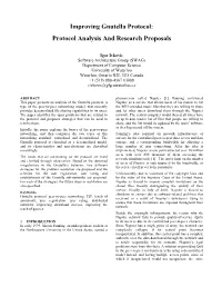 Improving Gnutella Protocol: Protocol Analysis and Research Proposals