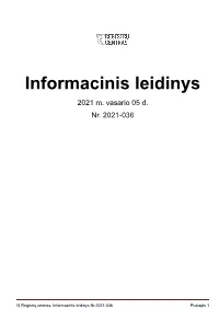 Informacinis Leidinys 2021 M