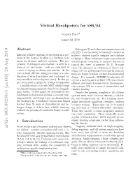 Virtual Breakpoints for X86/64