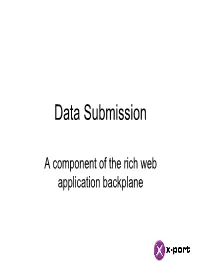 Data Submission