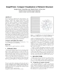 Graphprism: Compact Visualization of Network Structure