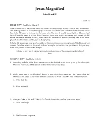 Luke Lesson 13-2