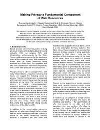 Making Privacy a Fundamental Component of Web Resources