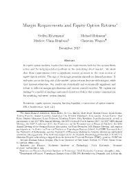 Margin Requirements and Equity Option Returns∗