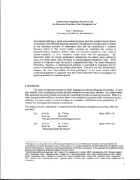 Lushootseed Argument Structure and the Discourse Function of the Morpheme I-Bl