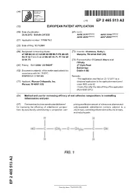 Method and Use for Increasing Efficacy of Anti-Adhesive Compositions in Controlling Inflammation and Pain