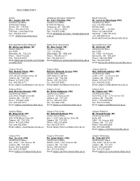 Mla Directory