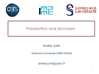 Polarization and Dichroism